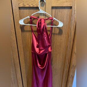 altar’d state red mini dress